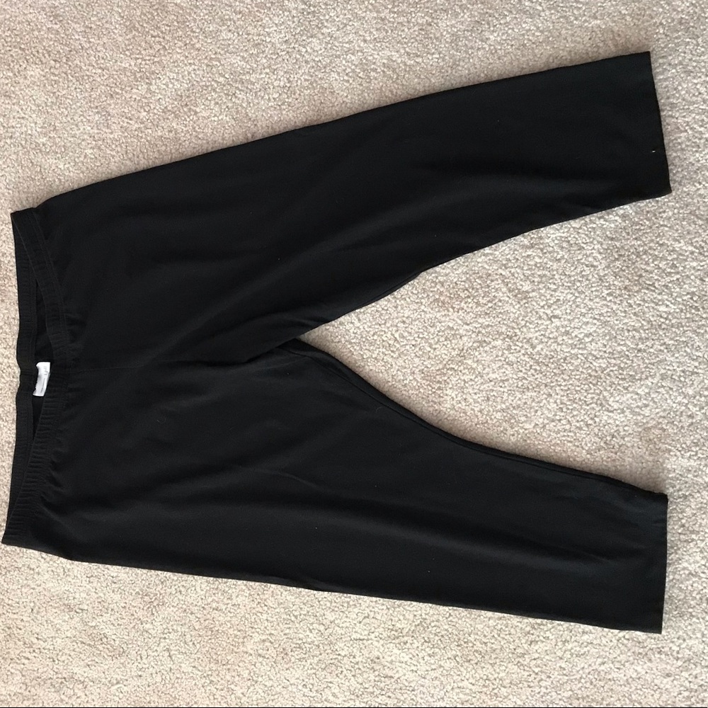 J Jill Black Capri Leggings size XL